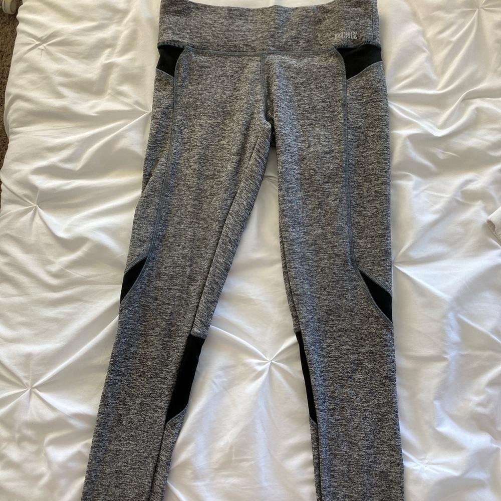 gray yoga leggings from PINK victoria’s secret